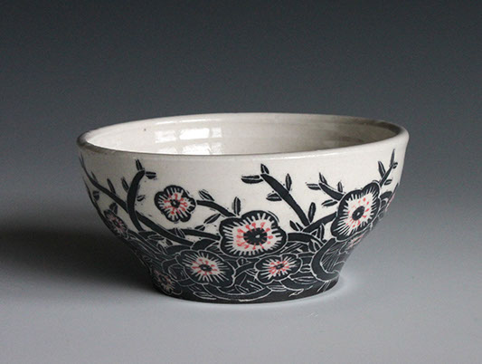 Flower bird bowl 1